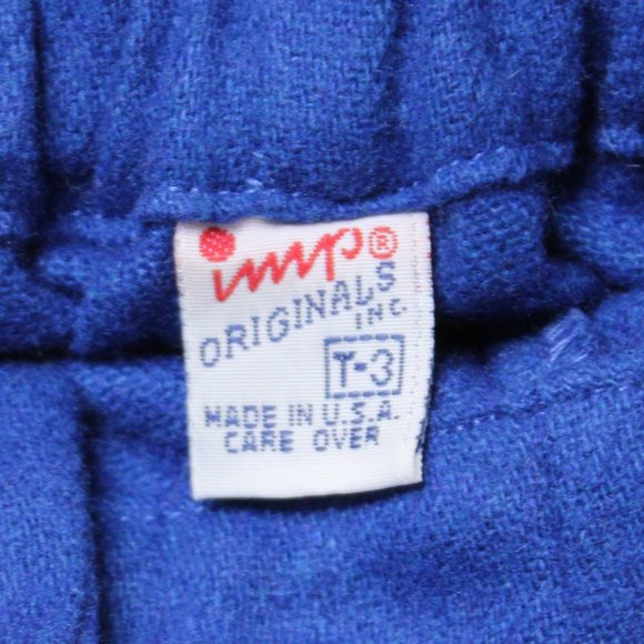 Vintage Imp Originals Suspendered Shorts Royal Blue - Picture 3 of 4